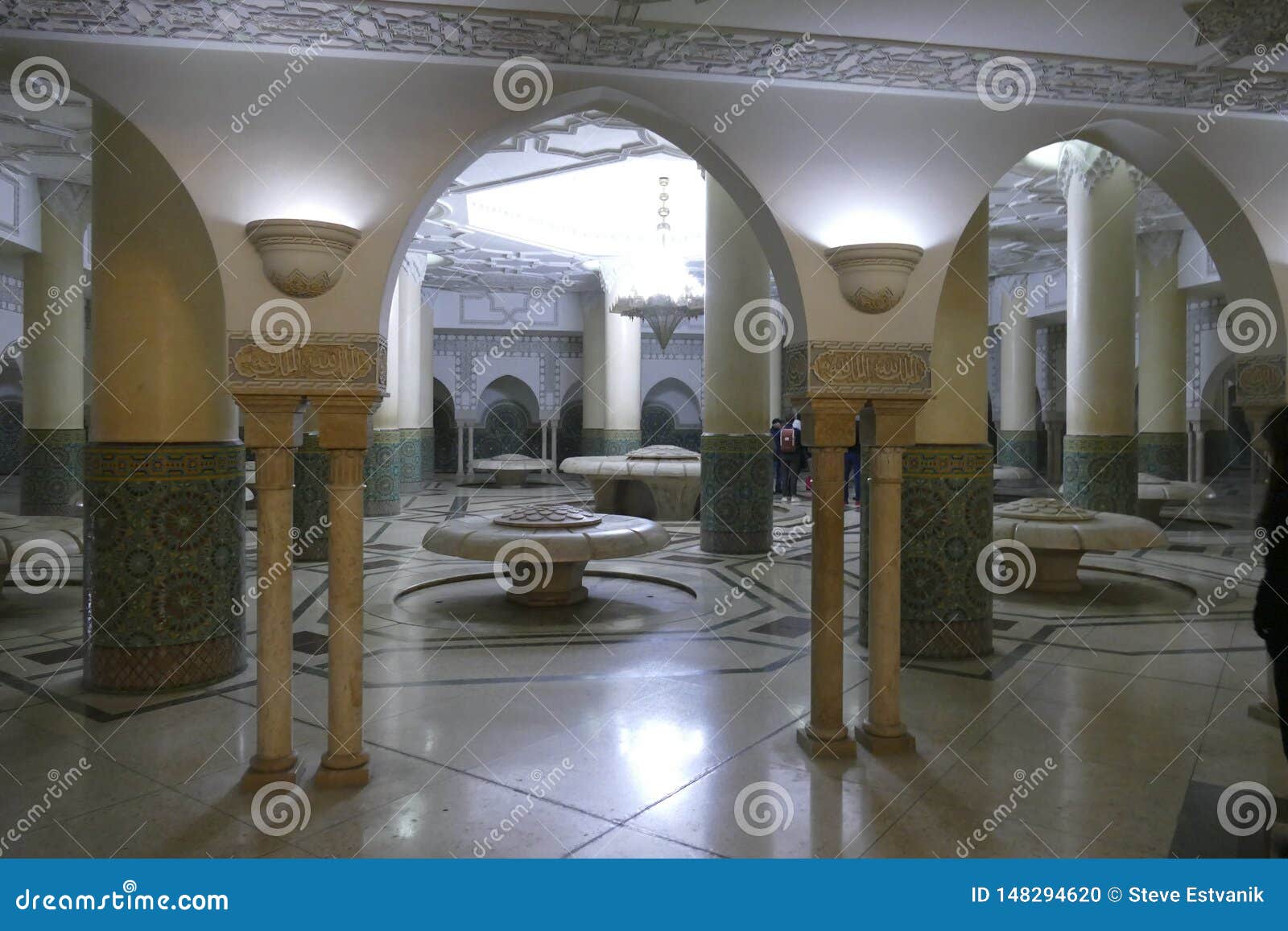  Ablutions  Area  Of The Hassan II Mosque  Stock Photo Image 