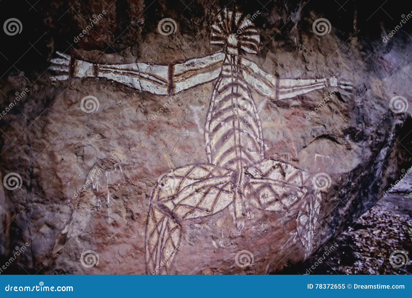 Aboriginal Cave Drawings Royalty Free Stock Image CartoonDealer com