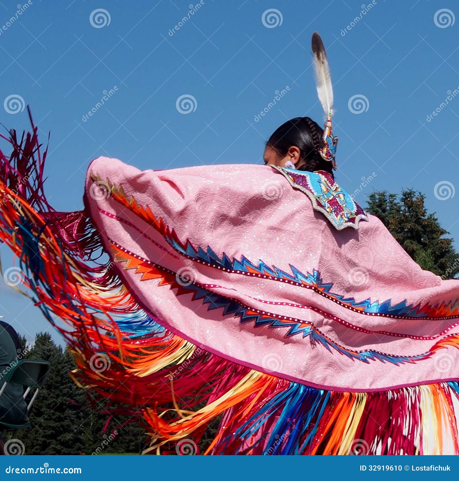 Aboriginal Dancer at Edmonton S Heritage Days 2013 Editorial Image
