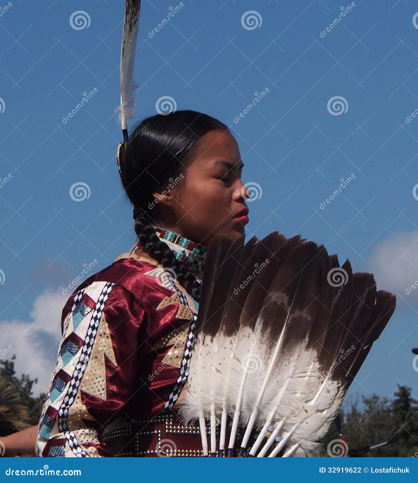 Aboriginal Dancer at Edmonton S Heritage Days 2013 Editorial