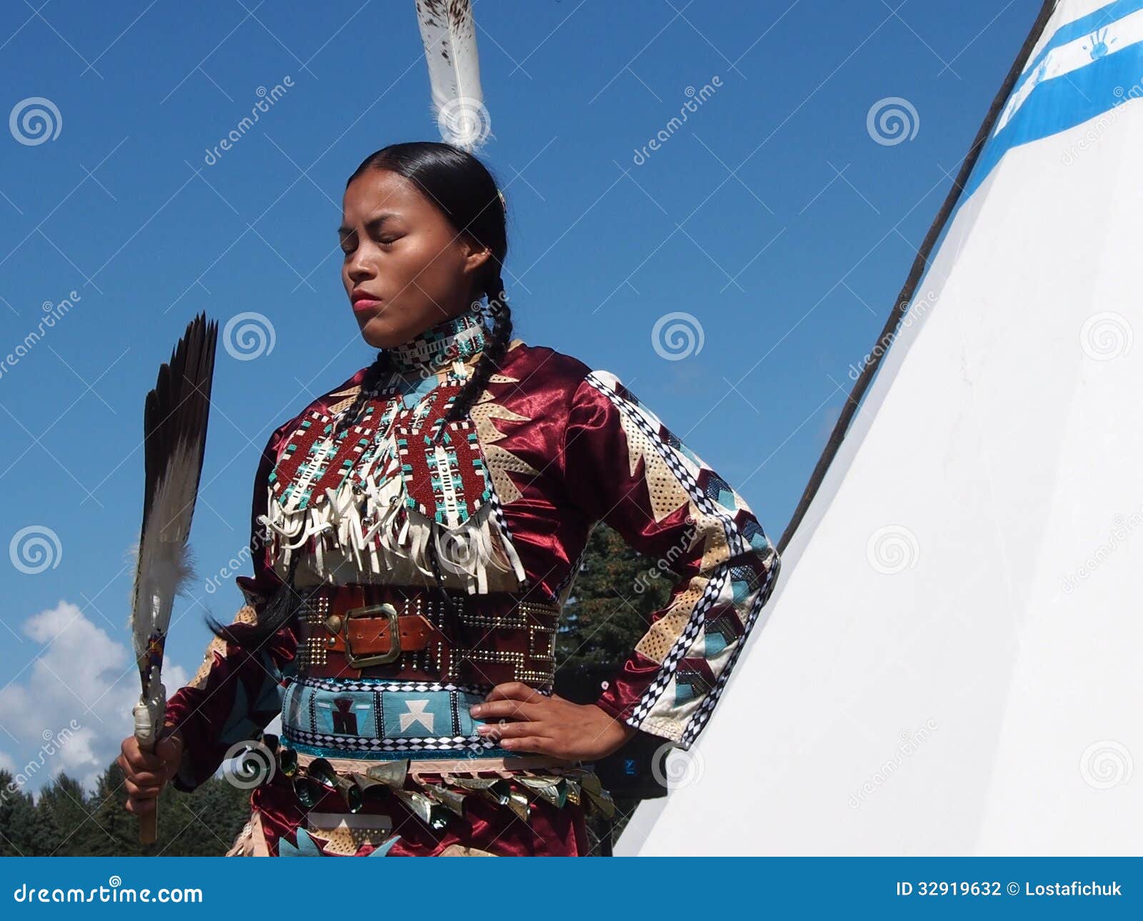 Aboriginal Dancer at Edmonton S Heritage Days 2013 Editorial