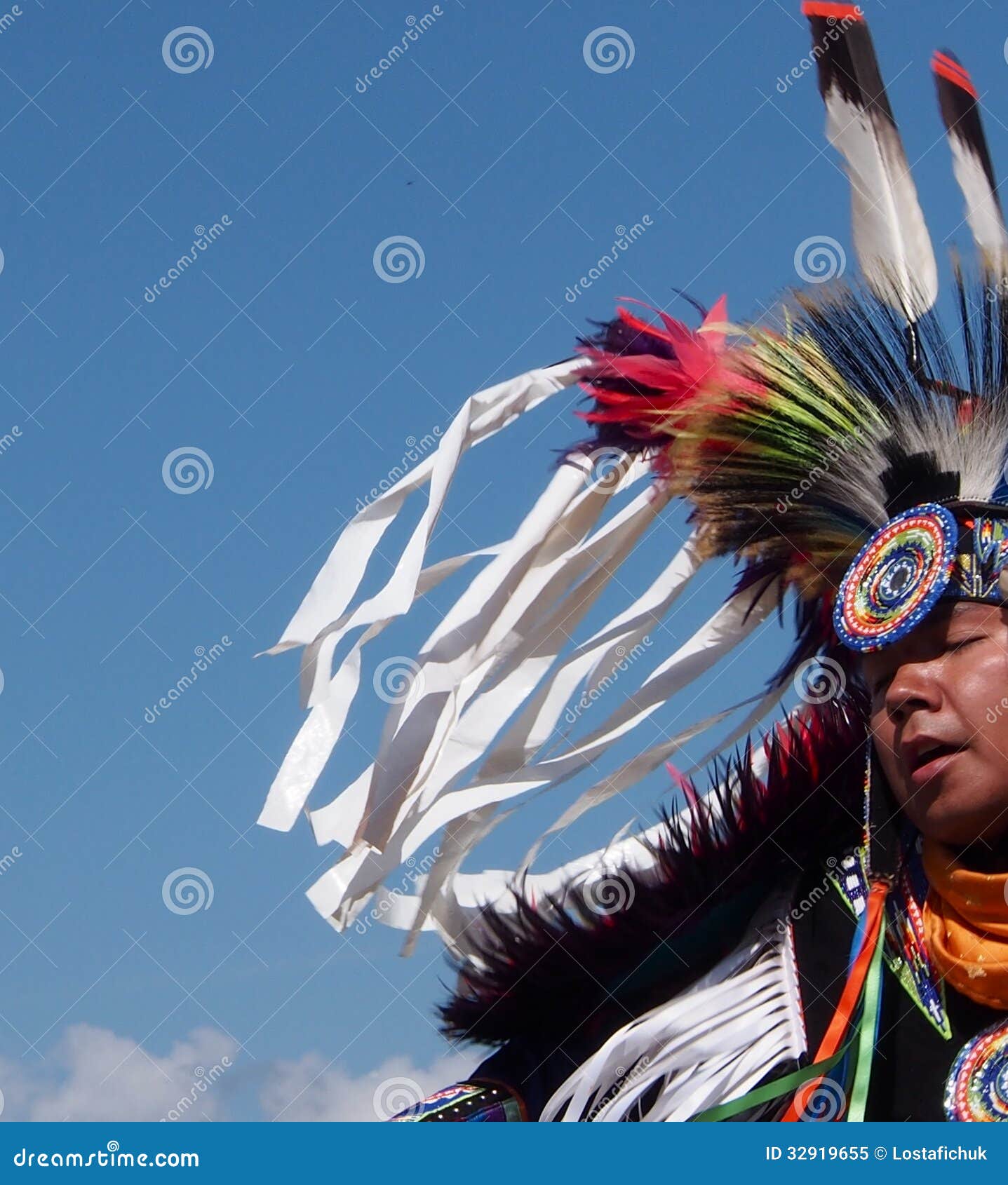 Aboriginal Dancer at Edmonton S Heritage Days 2013 Editorial Image