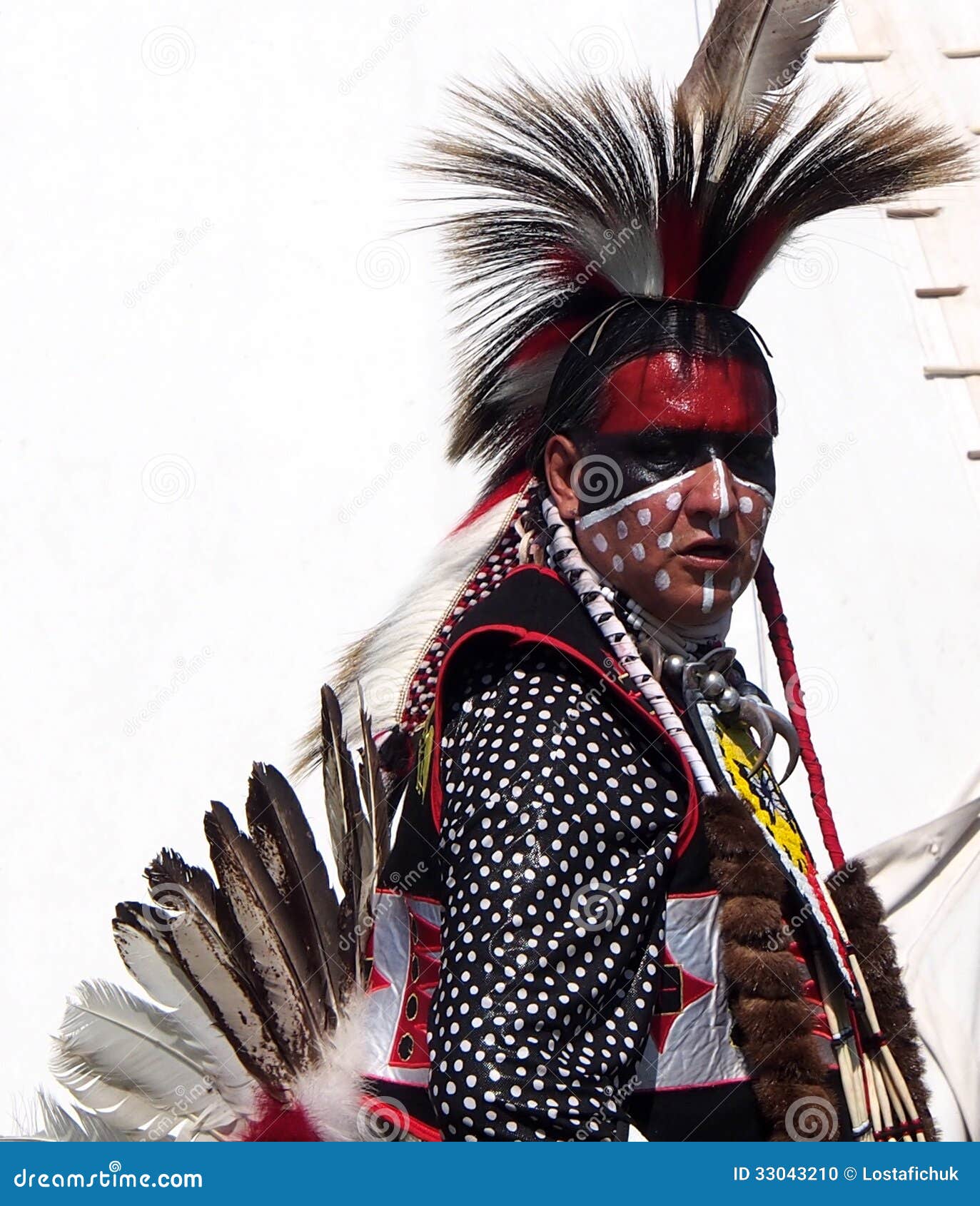 Aboriginal Dancer at Edmonton S Heritage Days 2013 Editorial Image