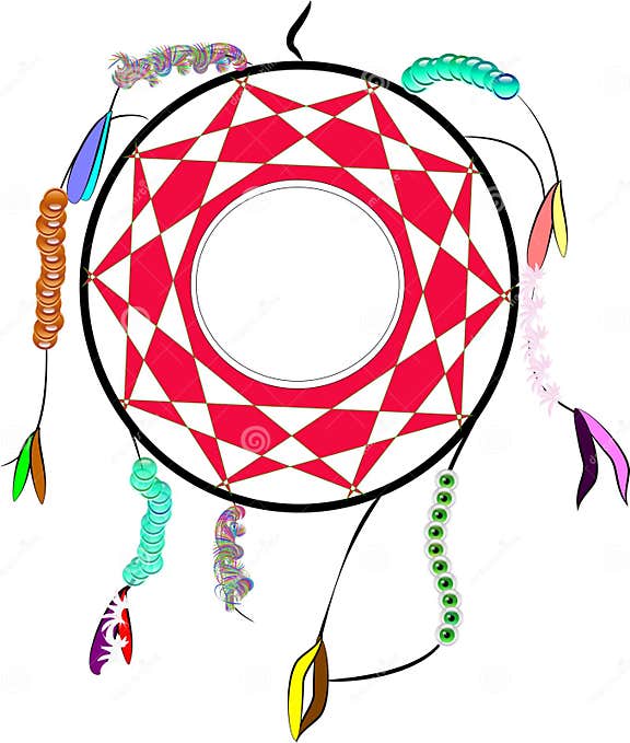 Aboriginal dream catcher stock illustration. Illustration of dream
