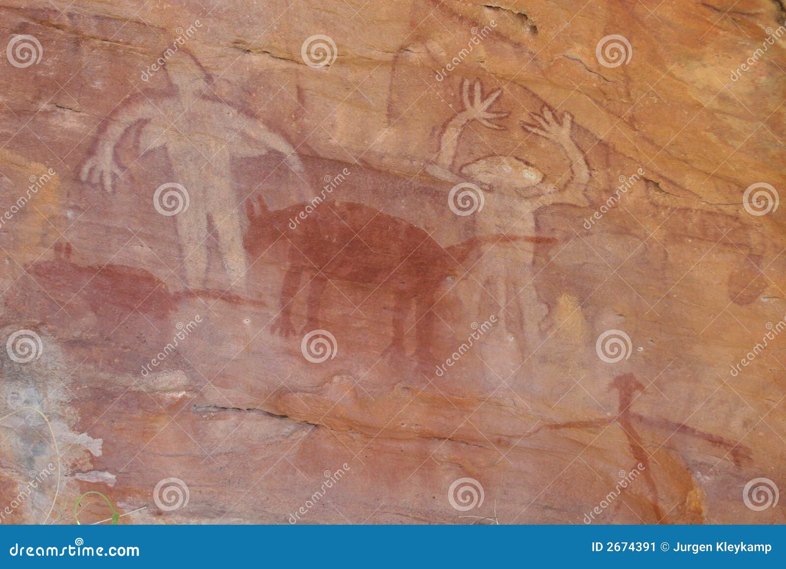 Aboriginal Cave Drawings Royalty Free Stock Image CartoonDealer com