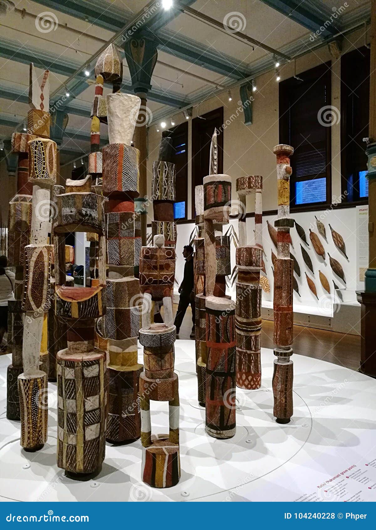 Totem Australian Museum Stock Photo - Image of indigenous, australians: 104240228