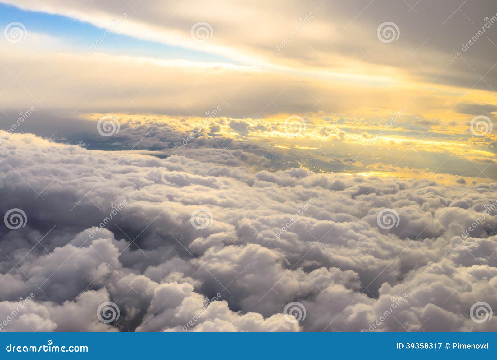 Above the clouds stock image. Image of beauty, light - 39358317