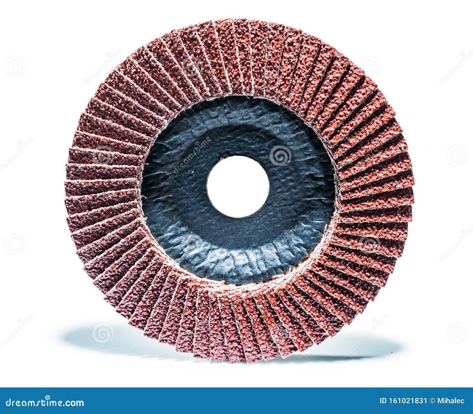 Abrasive Treatment Tool Brown Sanding Flap Disc Isolated Stock Image Image of construction