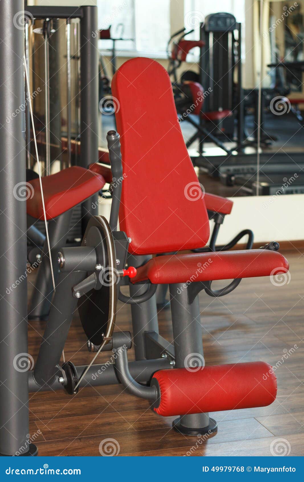 Abs Machine in Gym Interior Stock Photo Image of muscular, shape