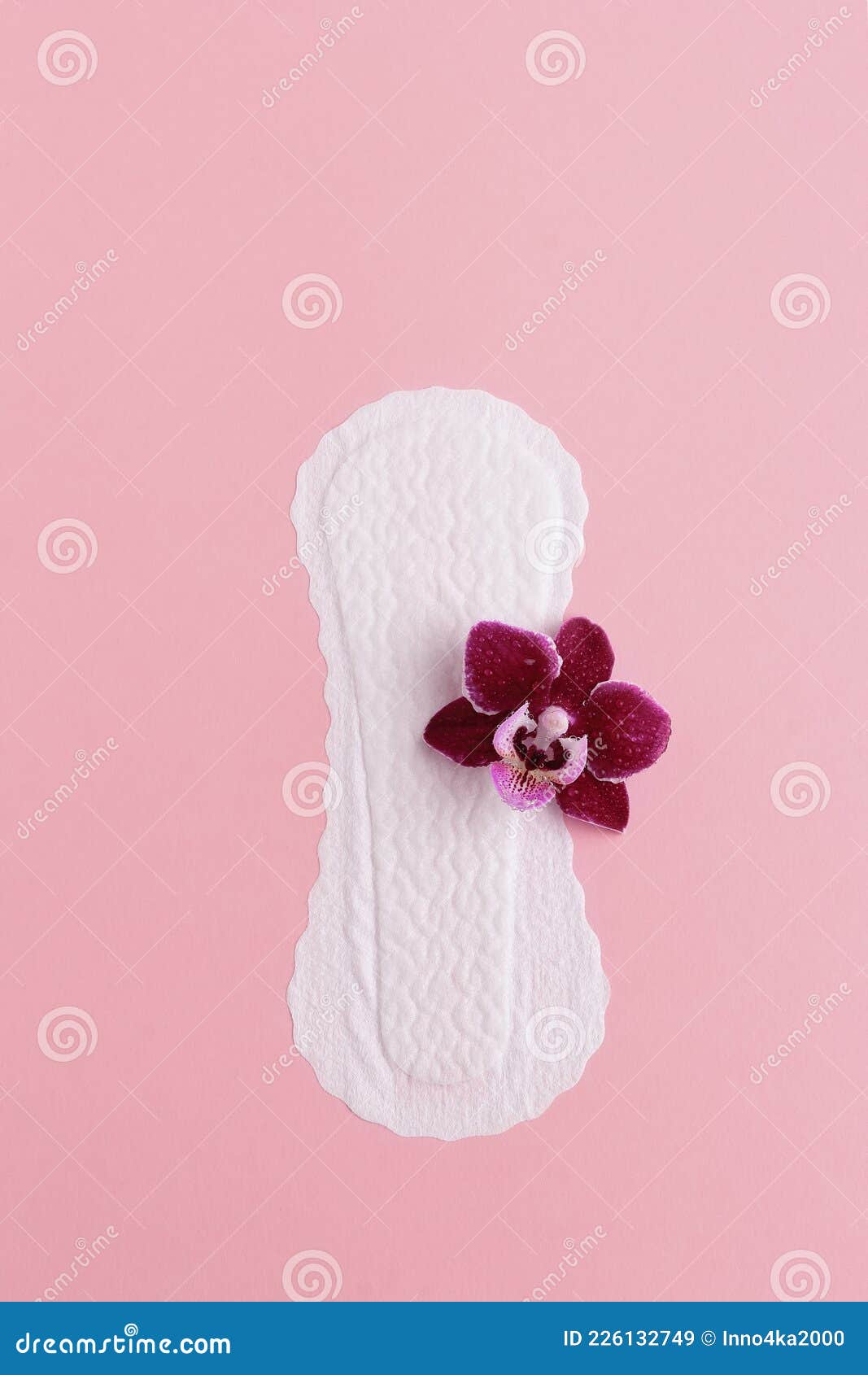 Absorvente Branca Com Flores De Peões Sobre Fundo Rosa. Conceito Positivo  De Corpo. Espaço De Cópia Foto de Stock - Imagem de naughty, ginecologia:  233974560