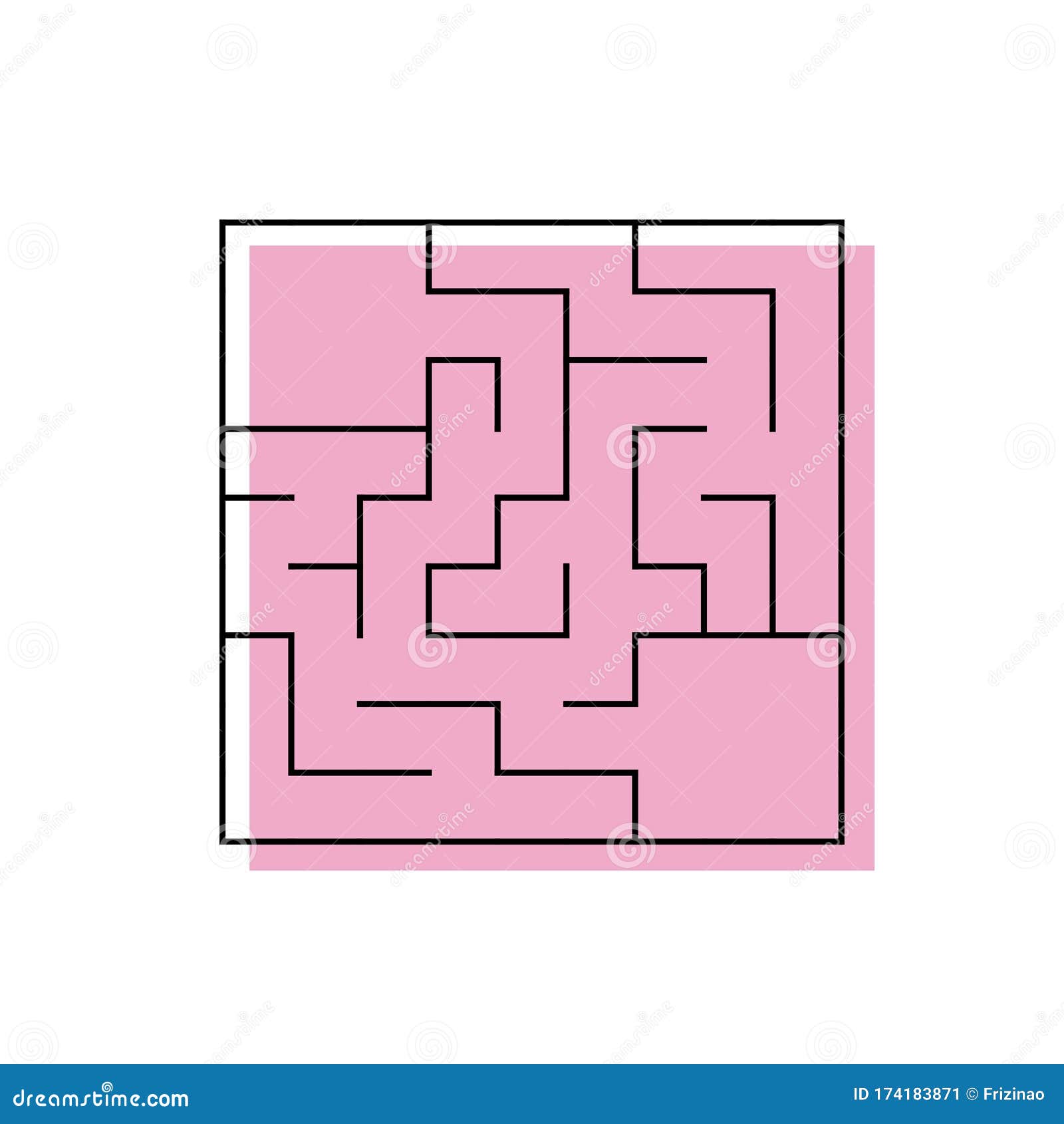 Download Abstact Labyrinth. Game For Kids. Puzzle For Children ...