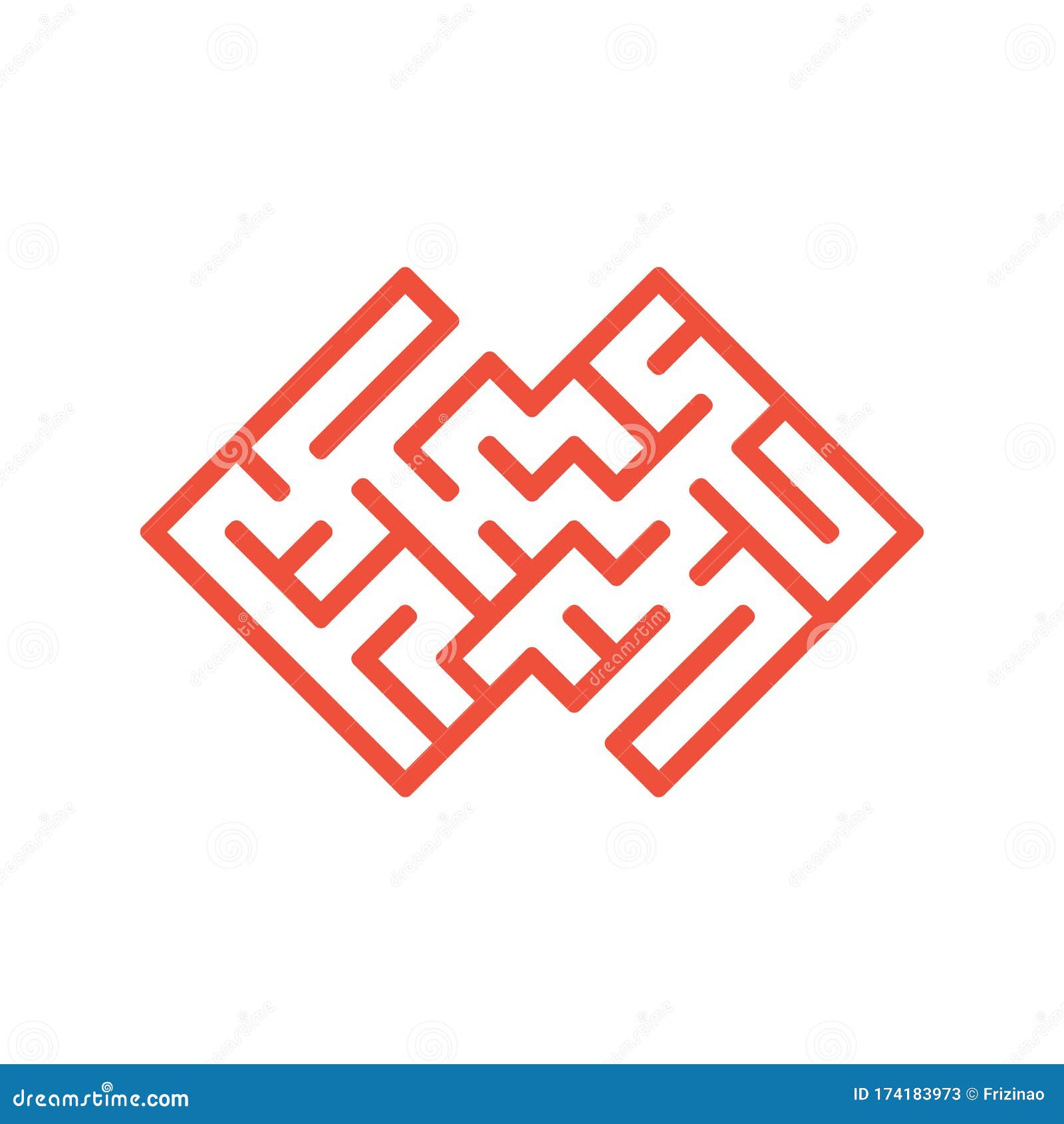 Download Abstact Labyrinth. Game For Kids. Puzzle For Children ...