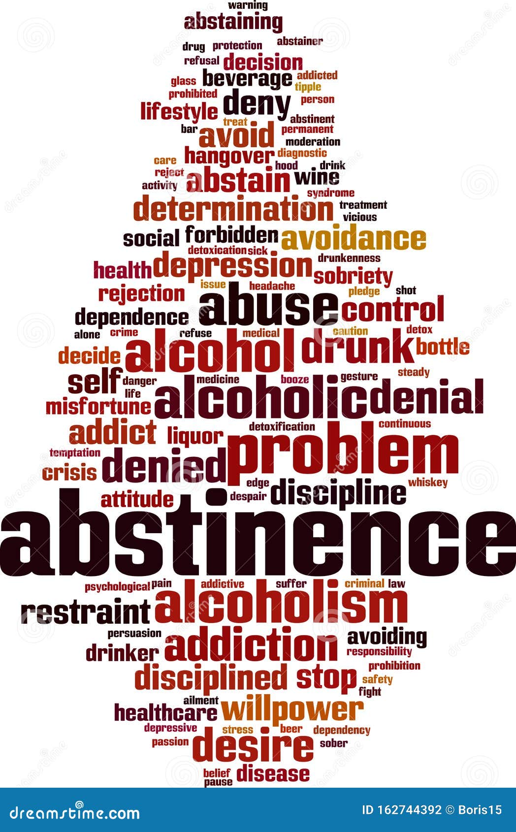 Abstinence word cloud stock vector. Illustration of belief 162744392