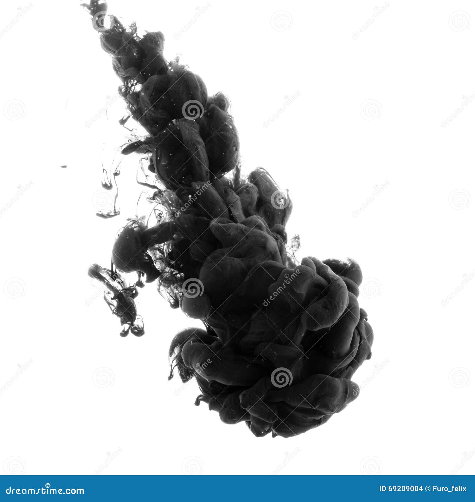 Abstract Acrylic Black Paint Stock Photo - Image of acrylic, flow