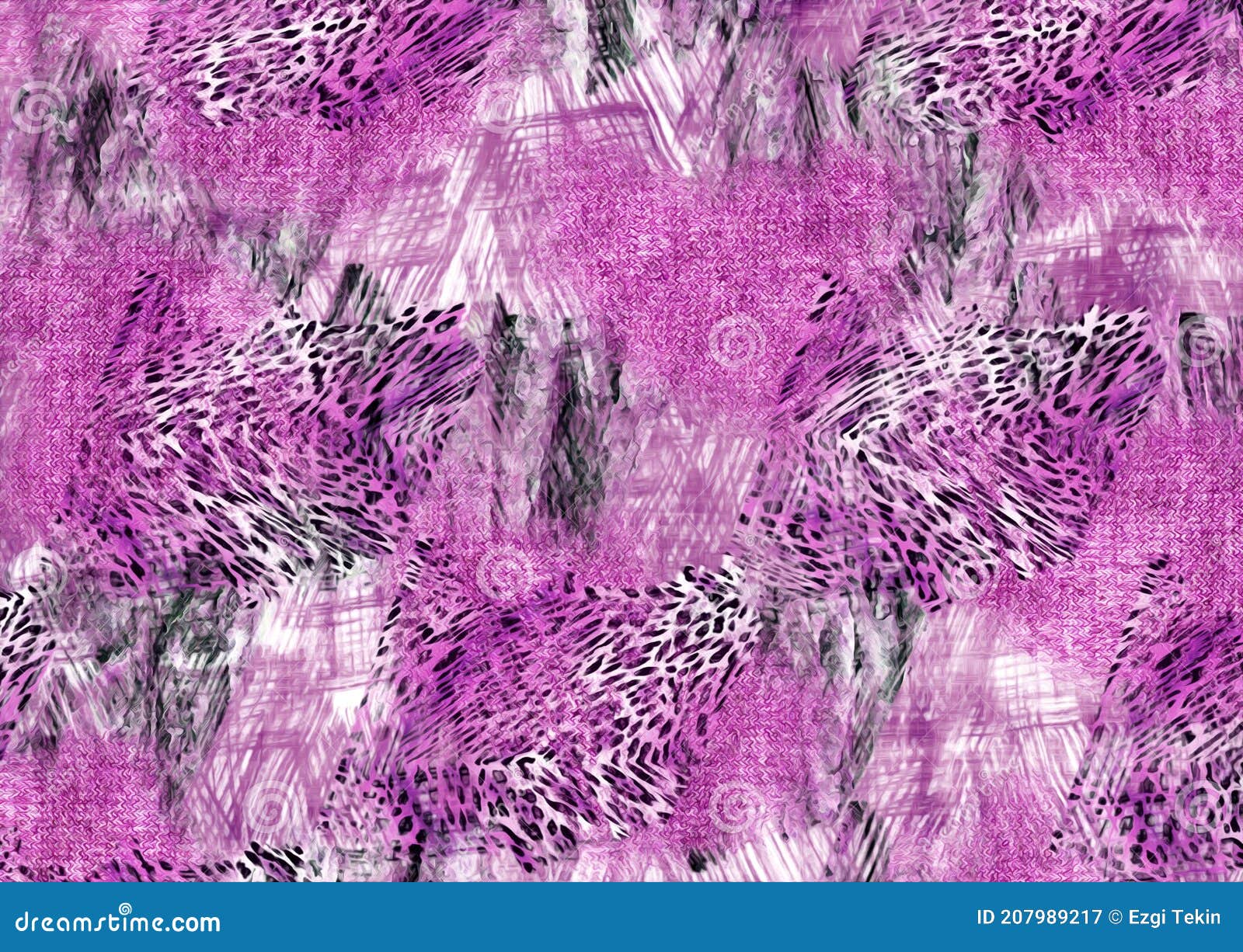 abstract animal skin pattern with geometric s