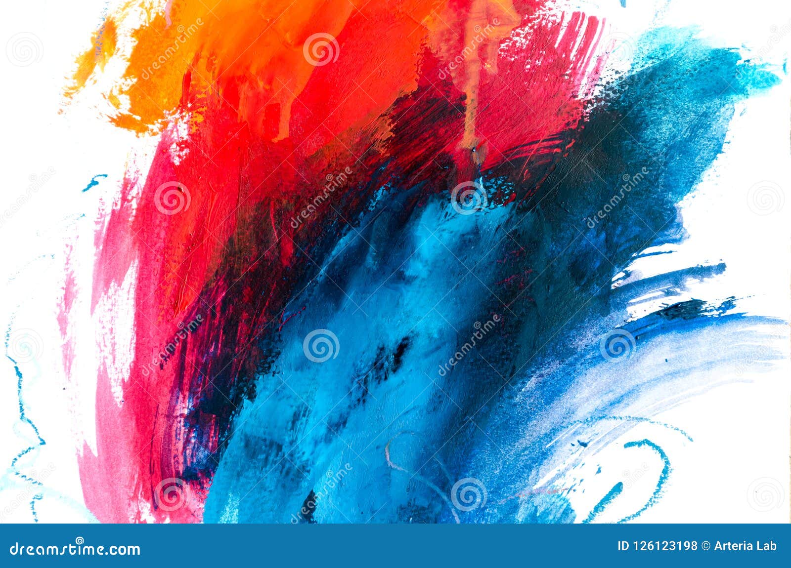 Abstract Oil Painting Background. Oil on Canvas Texture. Hand Dr Stock  Photo - Image of decor, landscape: 126123198