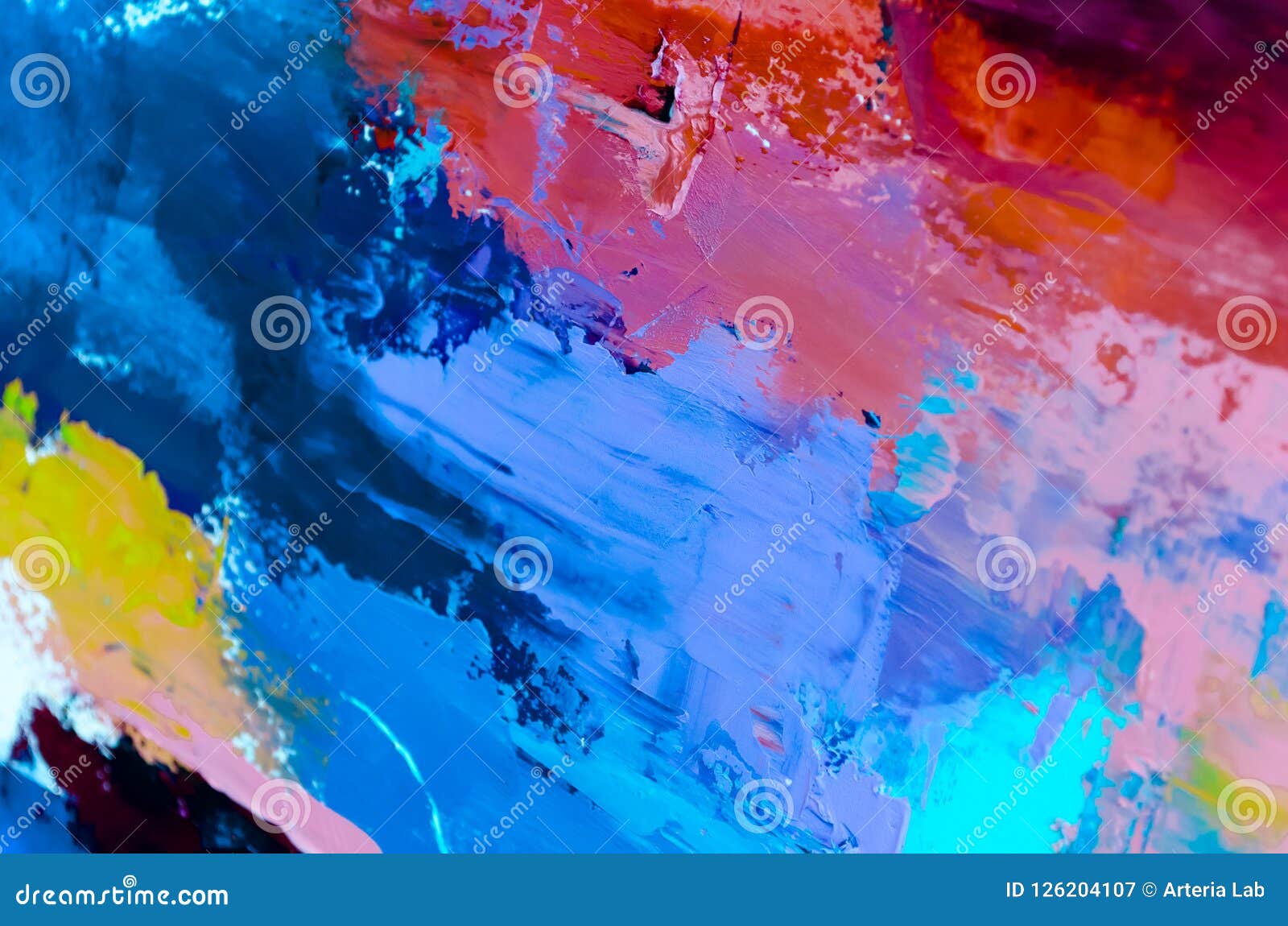 Abstract Oil Painting Background. Oil on Canvas Texture. Hand Dr Stock  Image - Image of color, landscape: 126204107