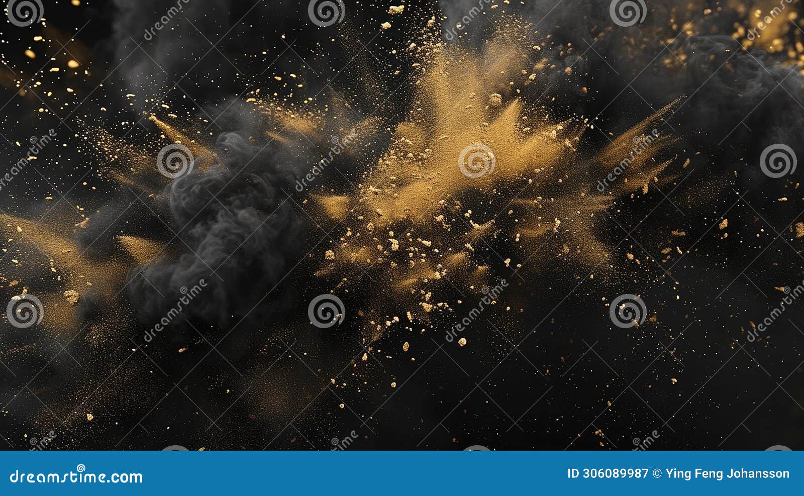 abstract art with a charcoal explosion. dramatic burst of black charcoal powder, creating a mesmerizing and dynamic composition.