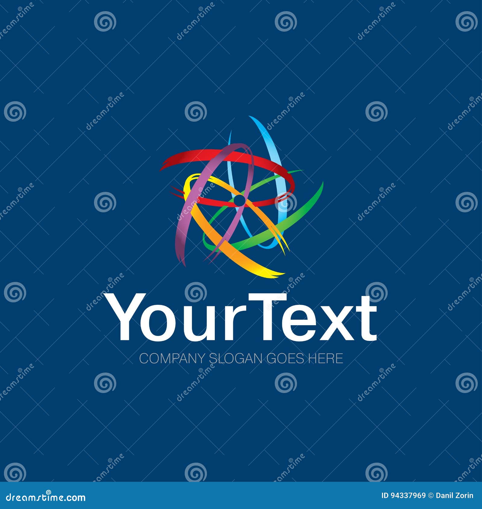 Abstract Art Logo Concept. Abstract Logotype Design Template Stock