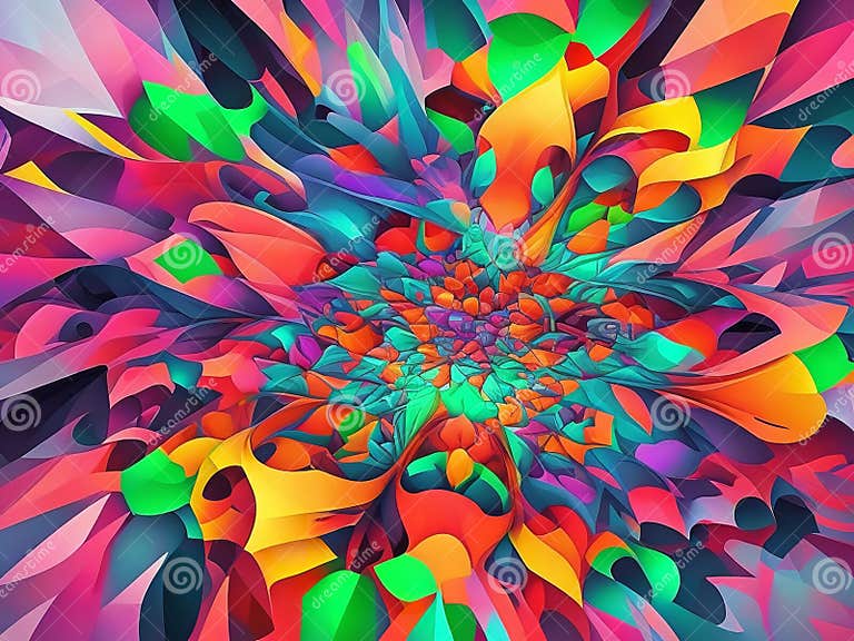 Abstract Art, Modern Aesthetic, Creativity, Conceptual Design Stock