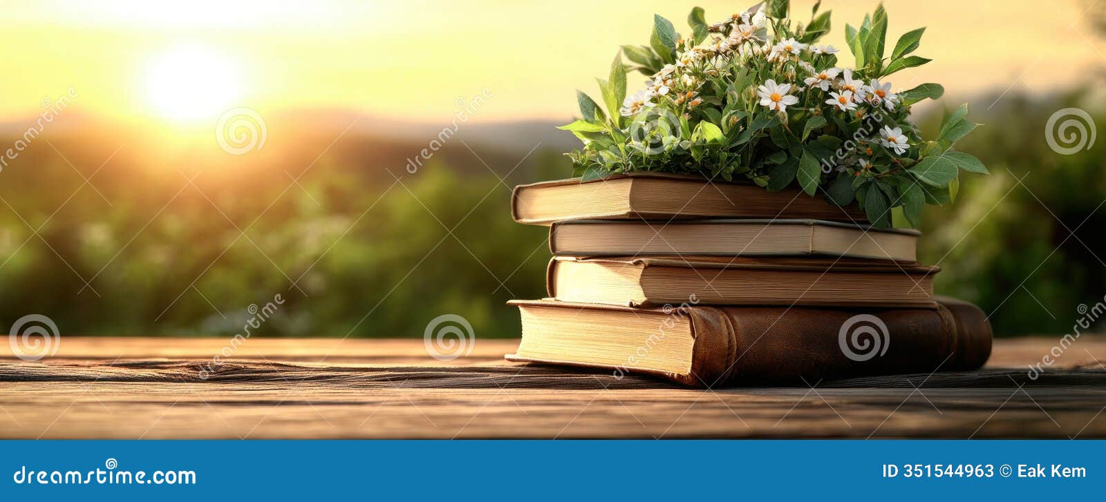 abstract art portraying books blooming like flowers from a backpack, a powerful visual metaphor izing the growth of