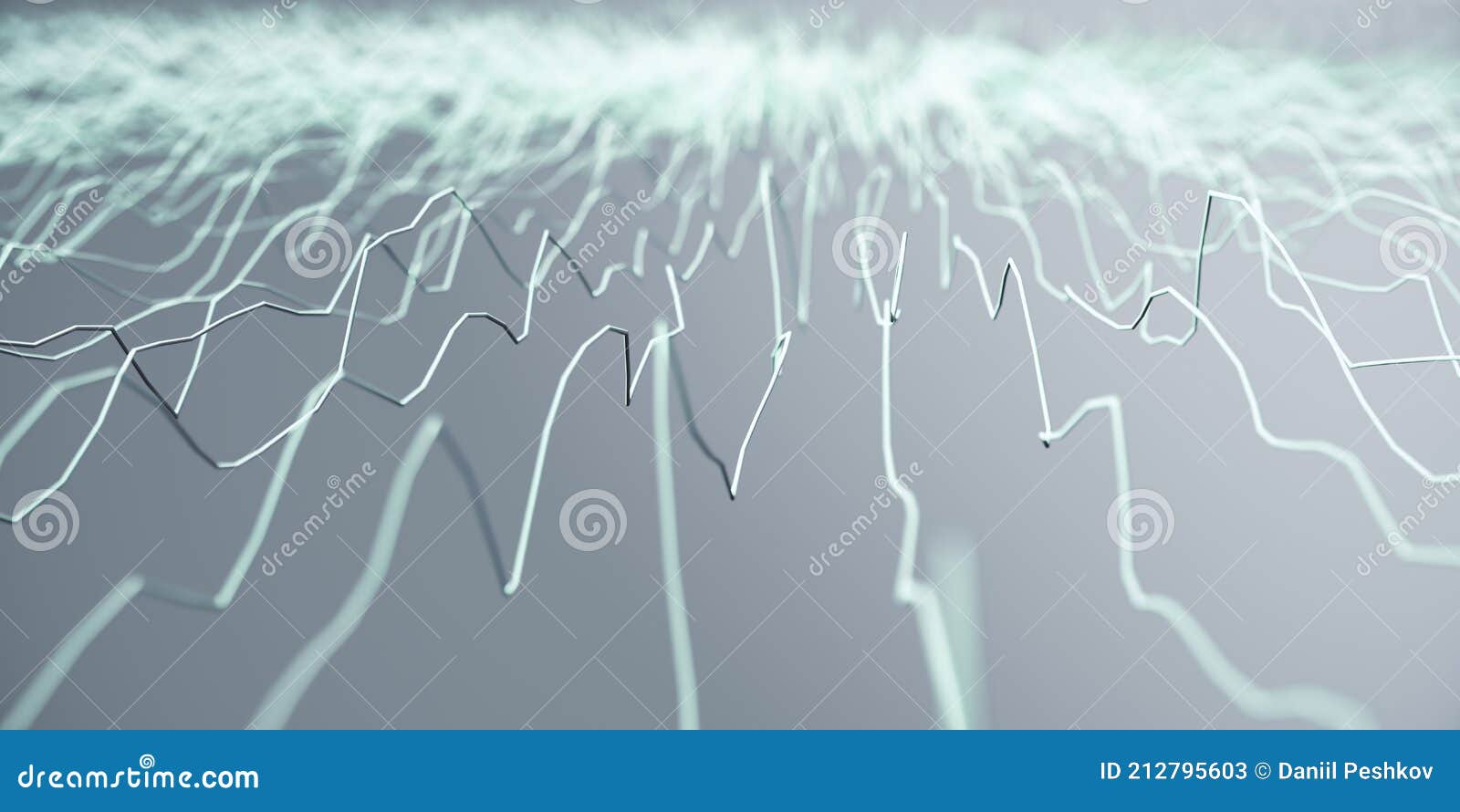 Abstract Art Wallpaper with Light Underway Metal Wires Stock Illustration Illustration of