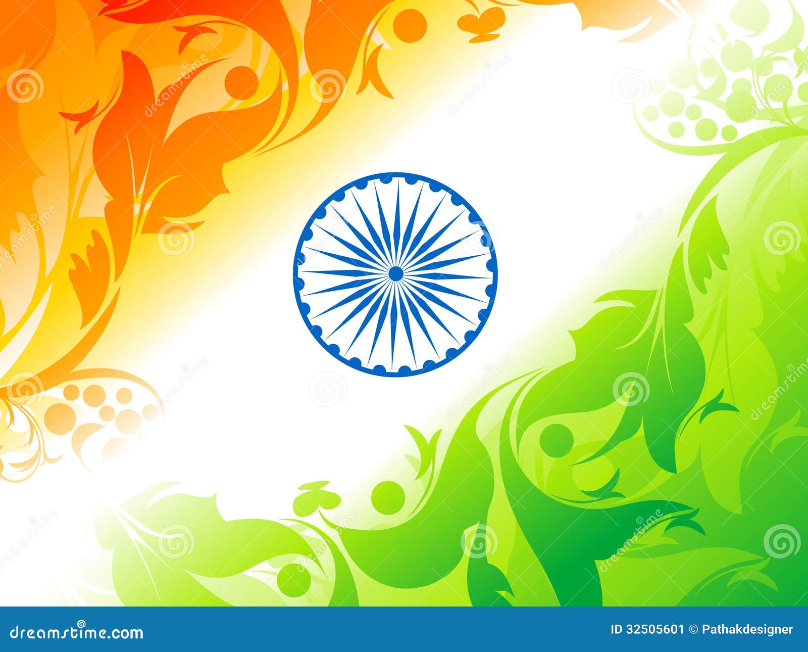 Abstract Artistic Indian Flag Wave Background Stock Vector Illustration of pride independence 49255908