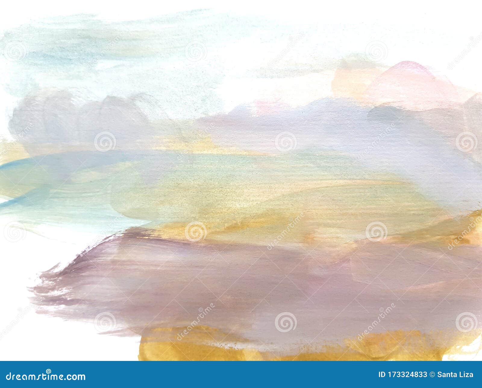 Abstract Artistic Painting Textures in Soft Pastel Colors. Stock Image