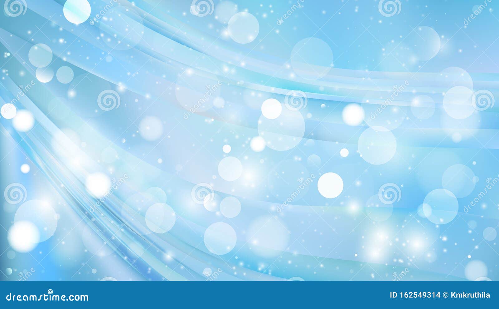 Abstract Baby Blue Blur Lights Background Stock Vector - Illustration of  effect, magic: 162549314