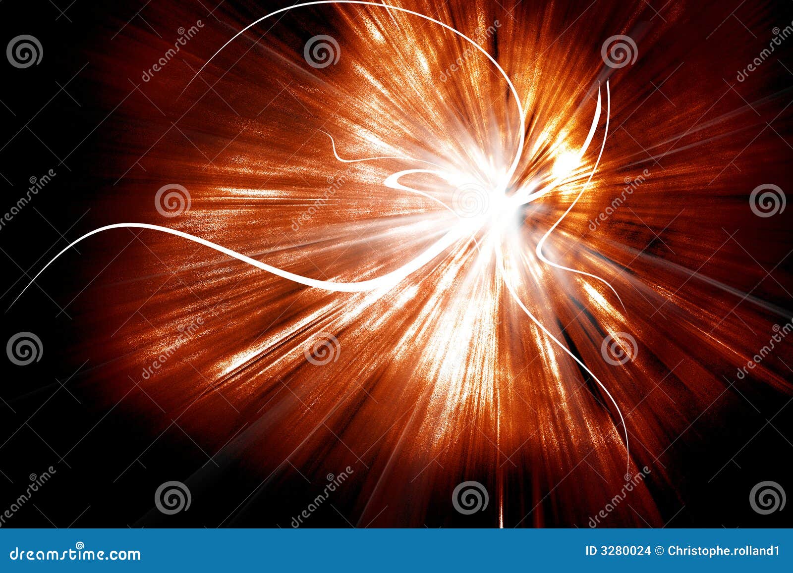 red orange burst background