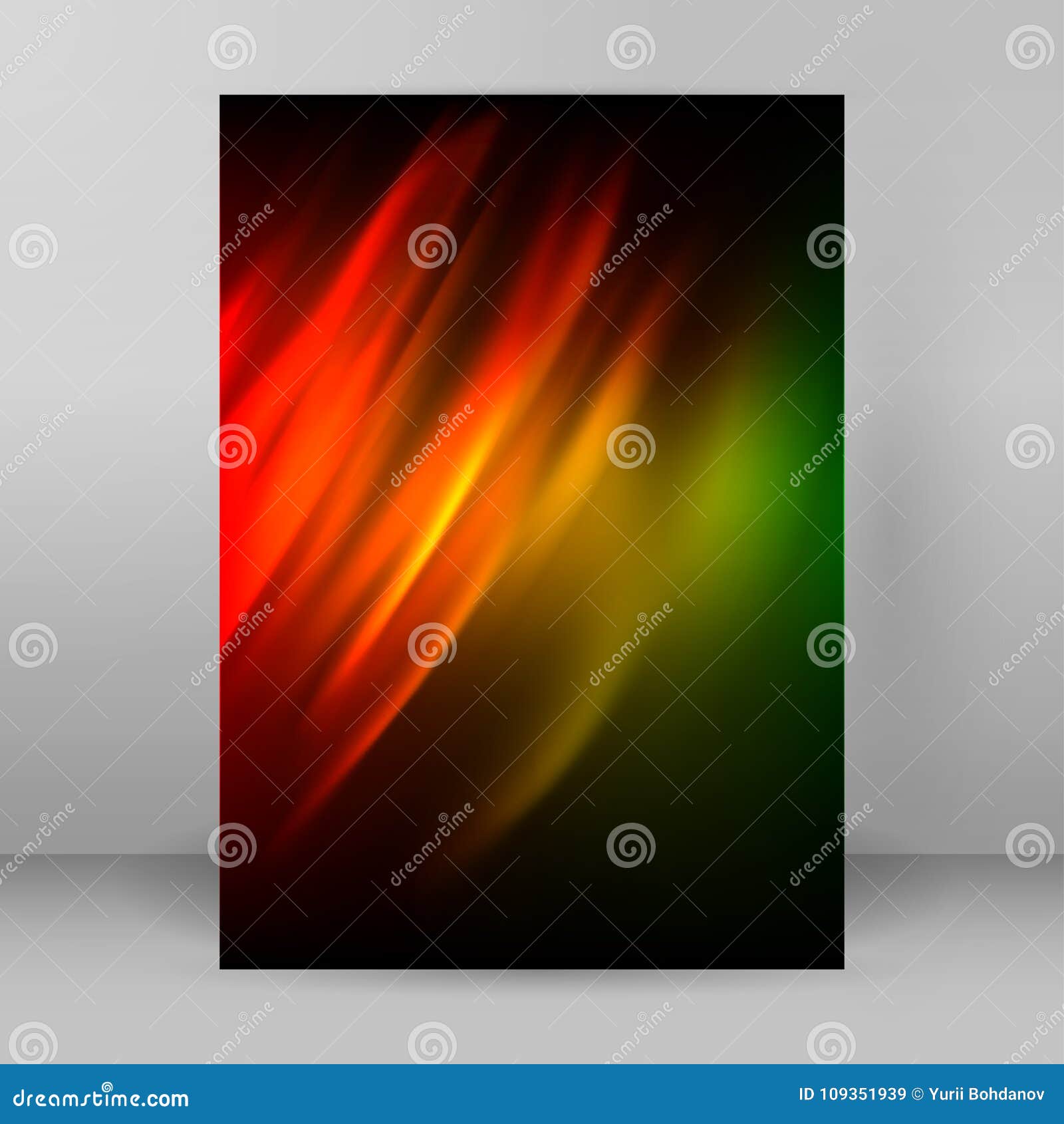 Abstract Background Advertising Brochure Design Elements01 Stock Illustration Illustration Of Front Cover