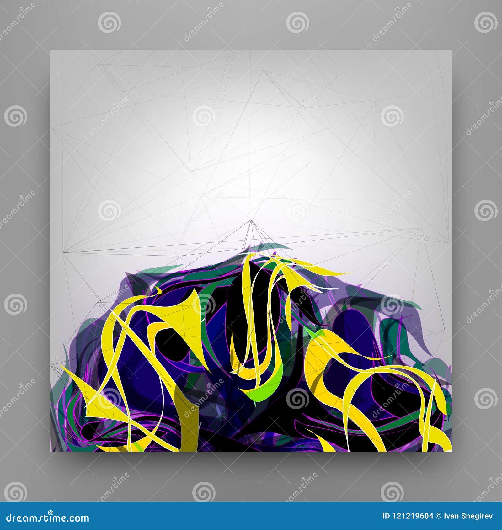 Abstract Background for Banner. Templates for Placards, Banners, Flyers