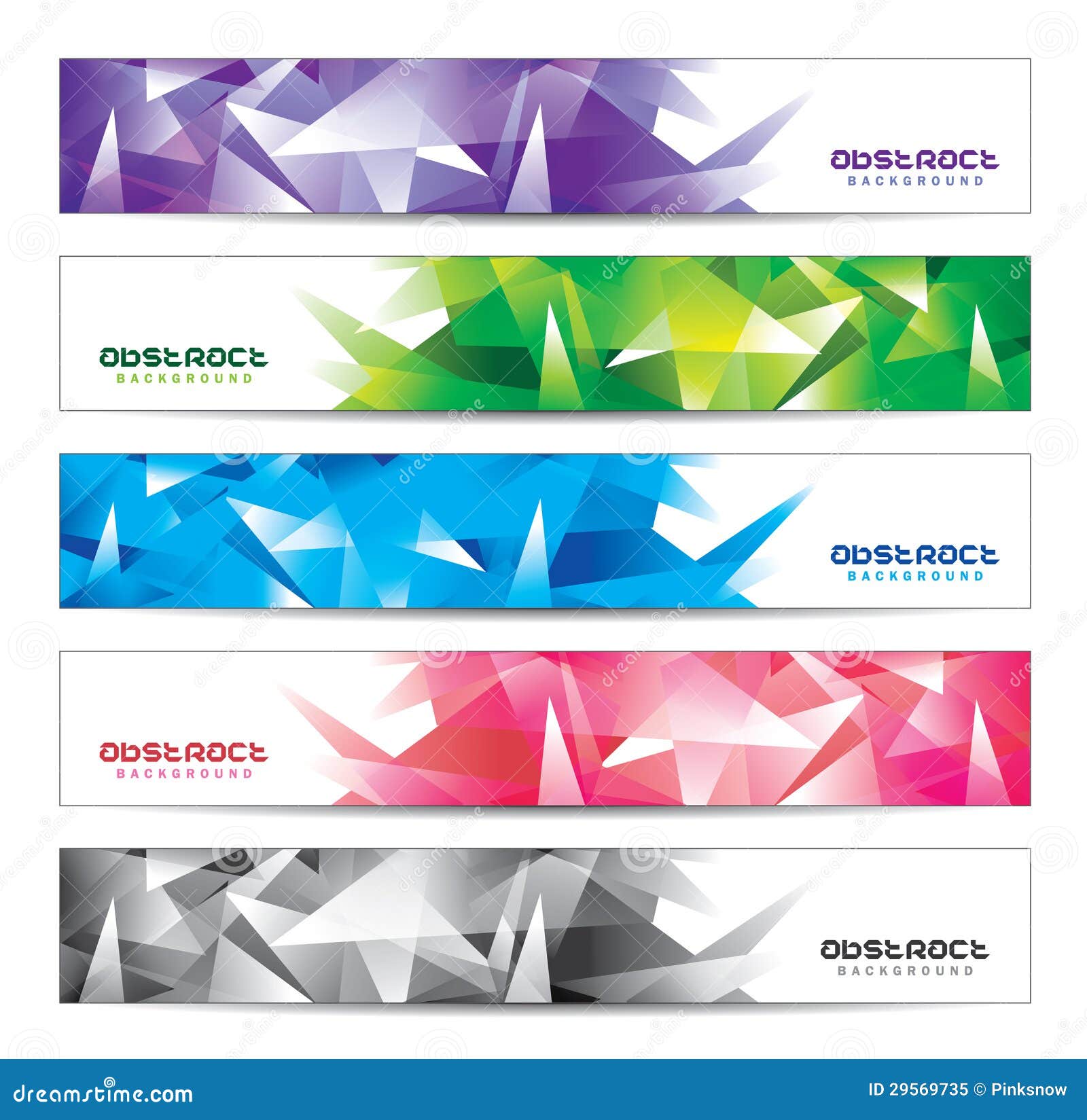 Abstract Background Banners Stock Illustration - Illustration of label