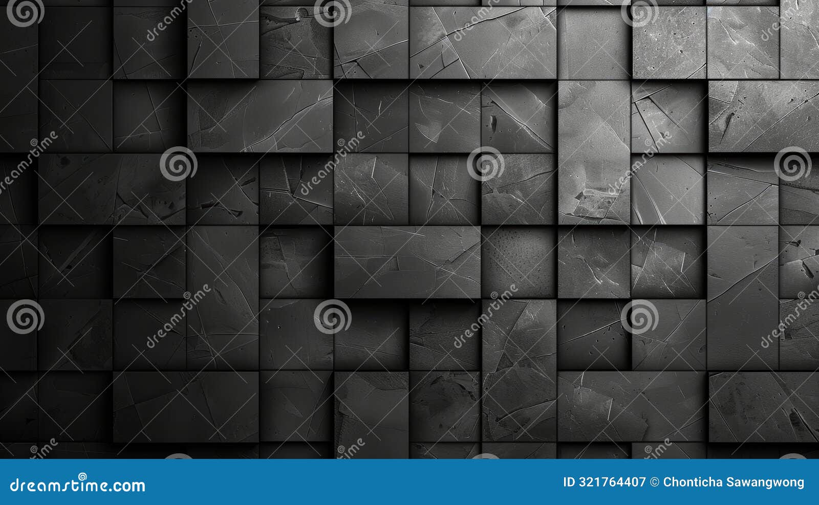 abstract background of black square blocks, creating a textured and modern . perfect for minimalist or tech-focused