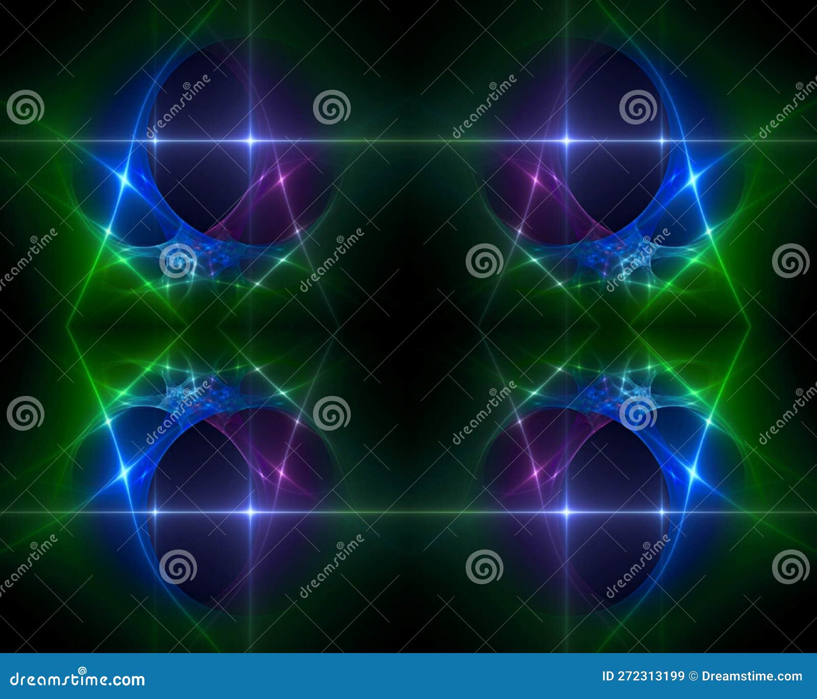 Abstract Background Blue Electric Light Shapes and Blurs Stock Illustration Illustration of