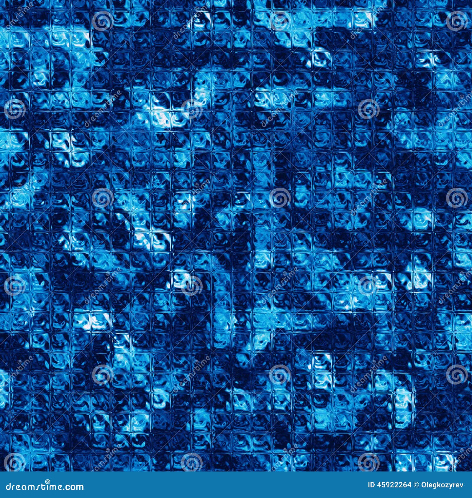 Abstract Background Blue Glass Tile Stock Illustration Illustration