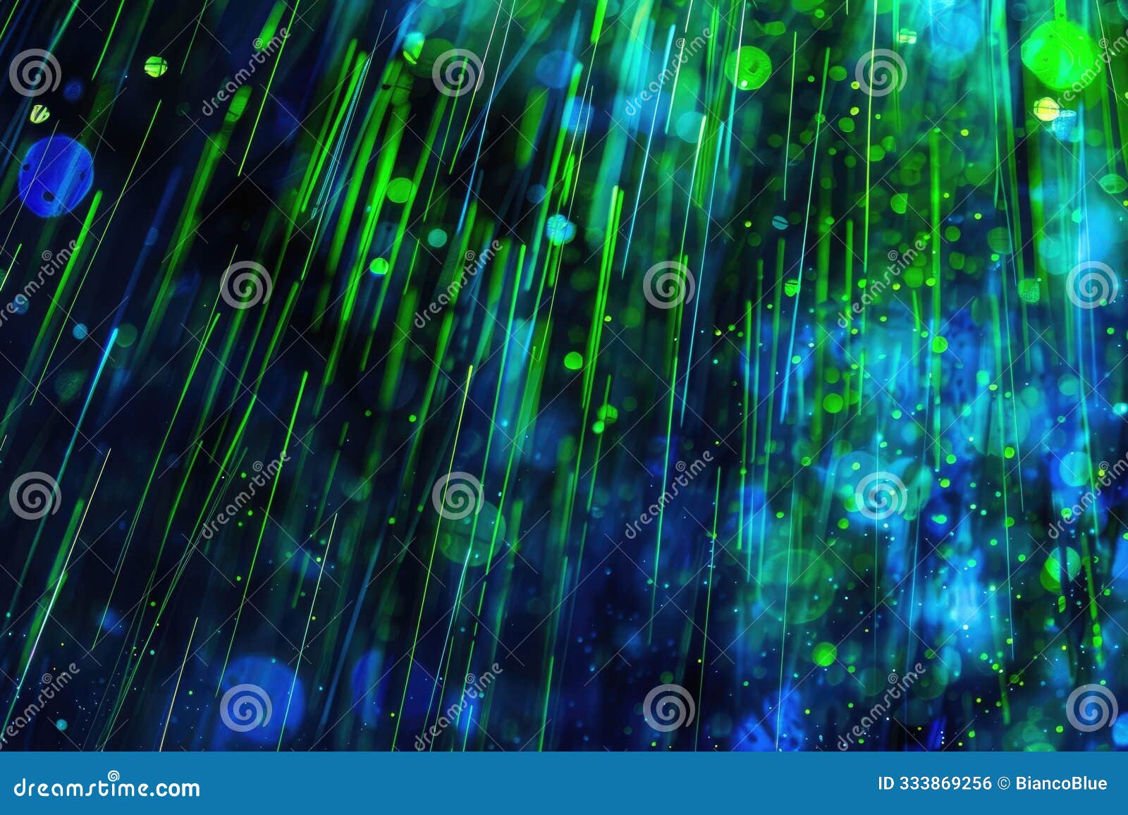abstract background with blue and green light beams creating a celestial atmosphere aig62