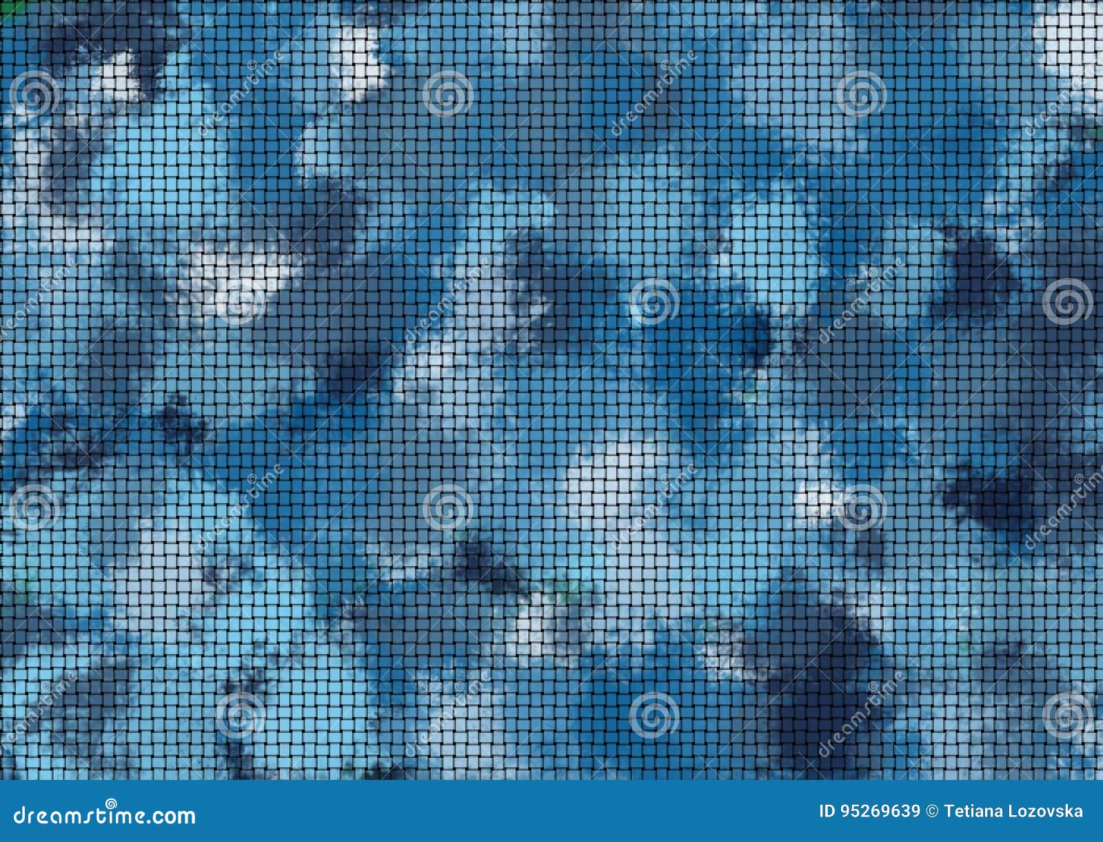 Abstract Background in Blue and Grey Tones Stock Illustration