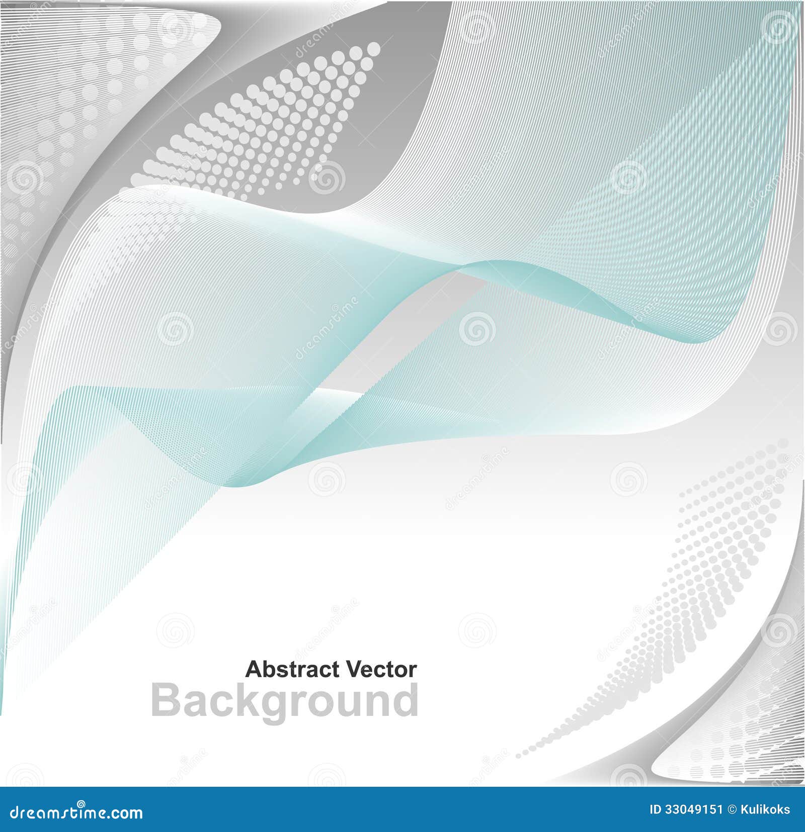 Abstract Background in Blue Grey White Colors Stock Illustration