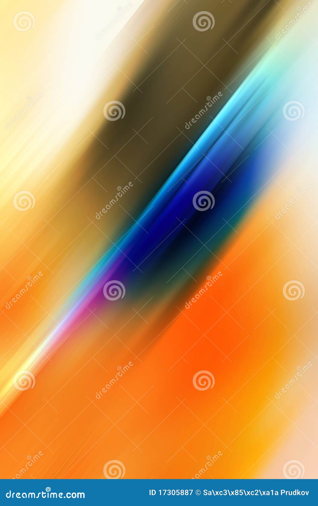 abstract background in blue and orange tones