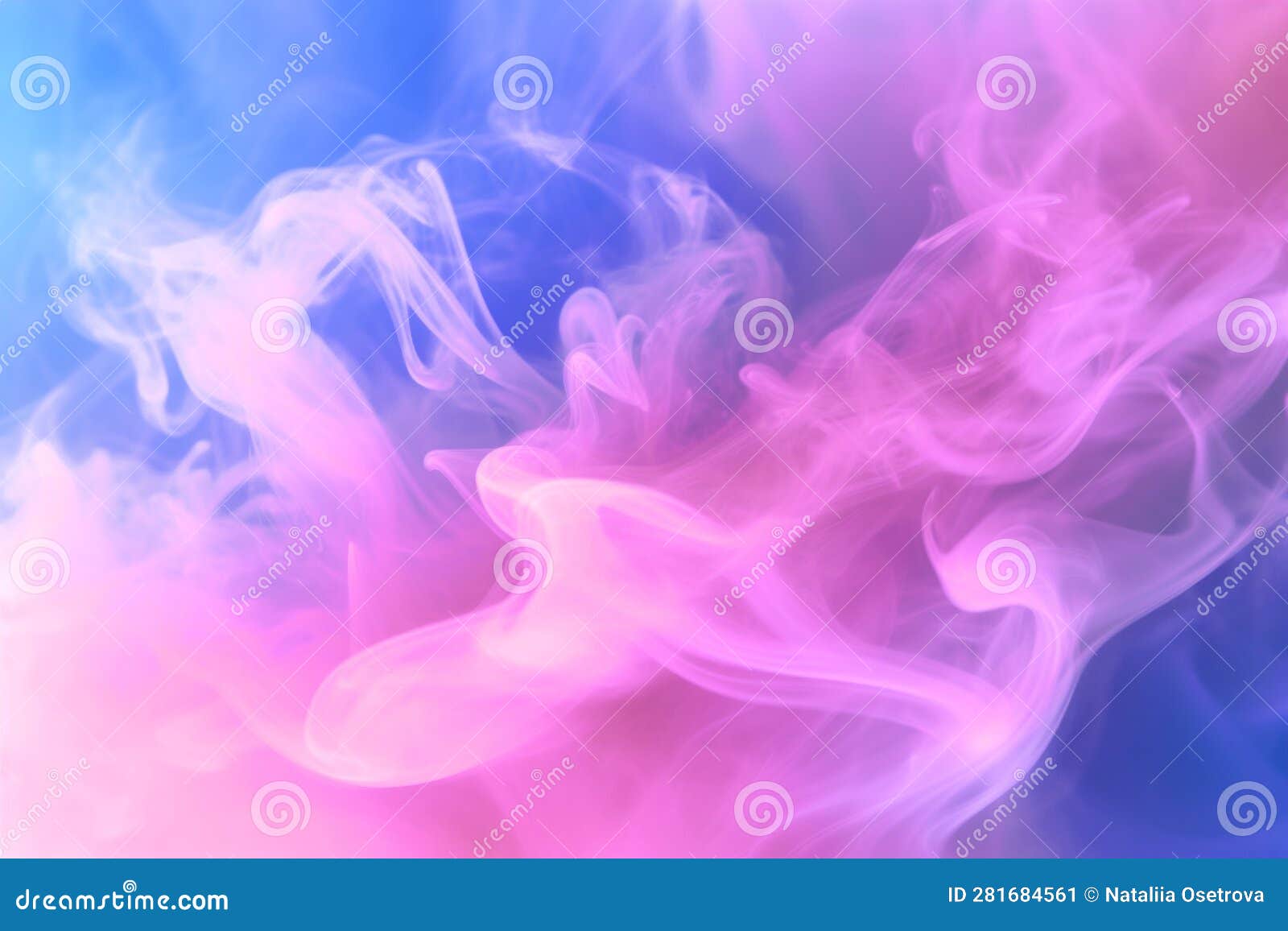 Abstract Background of Blue and Pink Smoke. Glowing Color Steam Wallpaper,  Cloud and Fog. Trendy Design Stock Illustration - Illustration of purple,  energy: 281684561