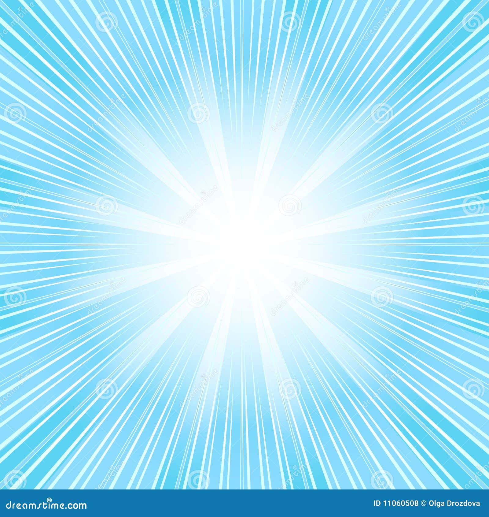 Download Cool Blue Sunburst GFX Background