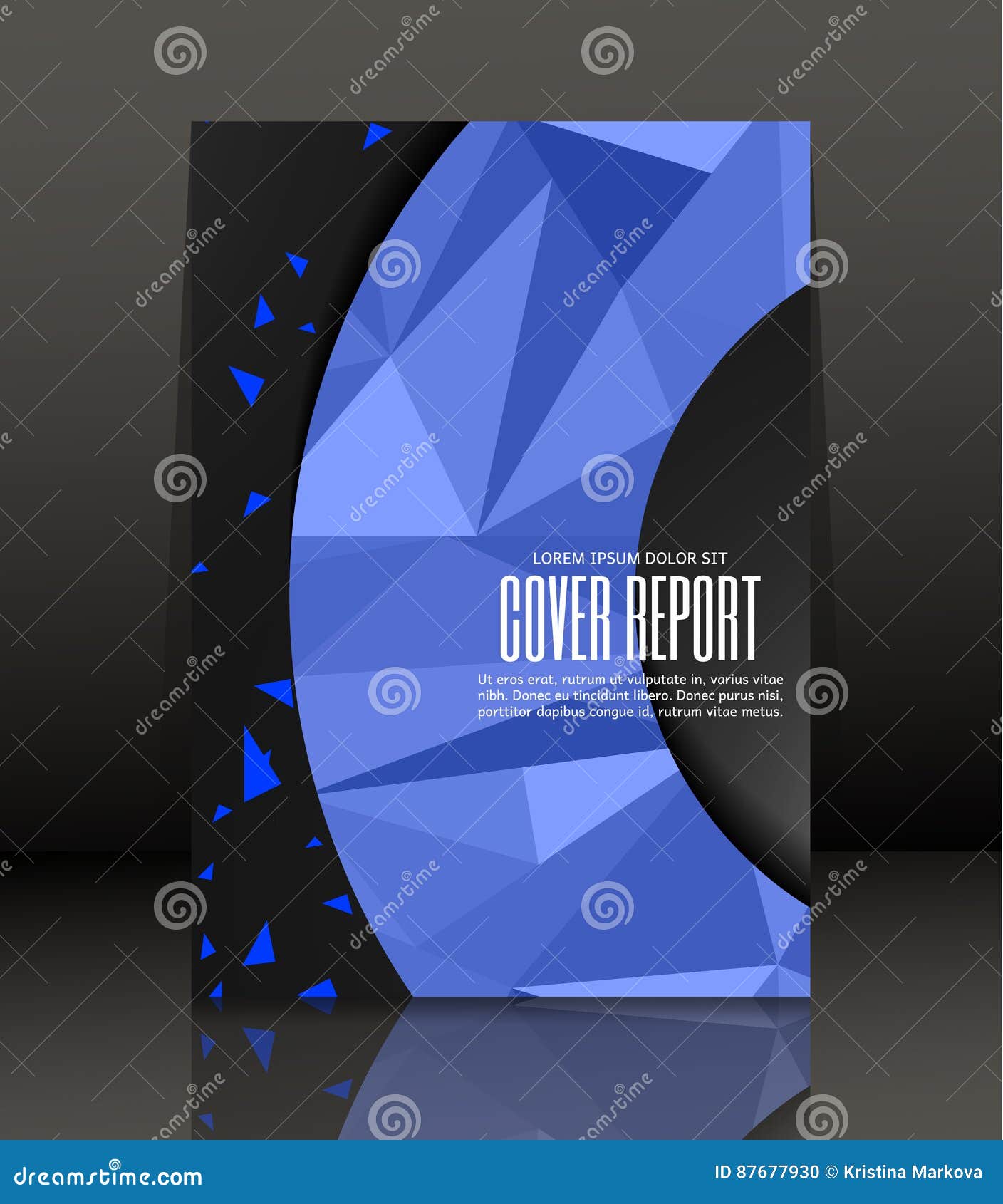 Abstract Background for Brochure, Cover. Template for the Poster