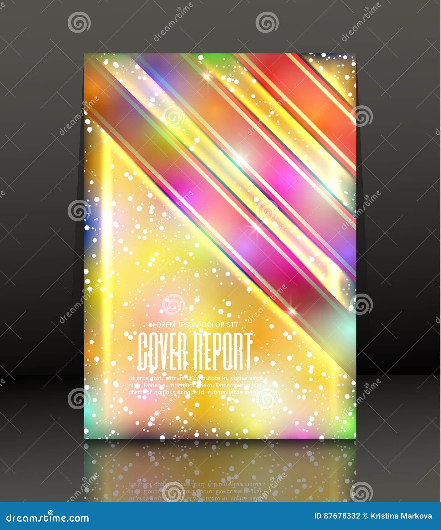 Abstract Background for Brochure, Cover. Template for the Poster