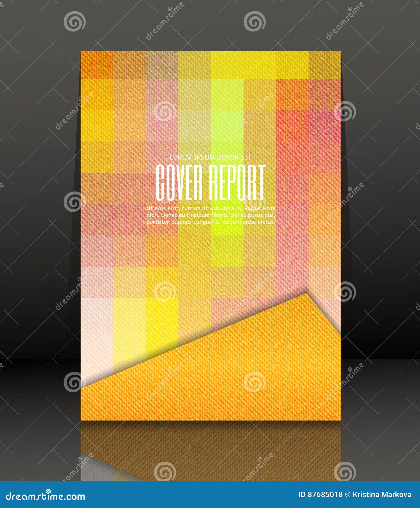 Abstract Background for Brochure, Cover. Template for the Poster