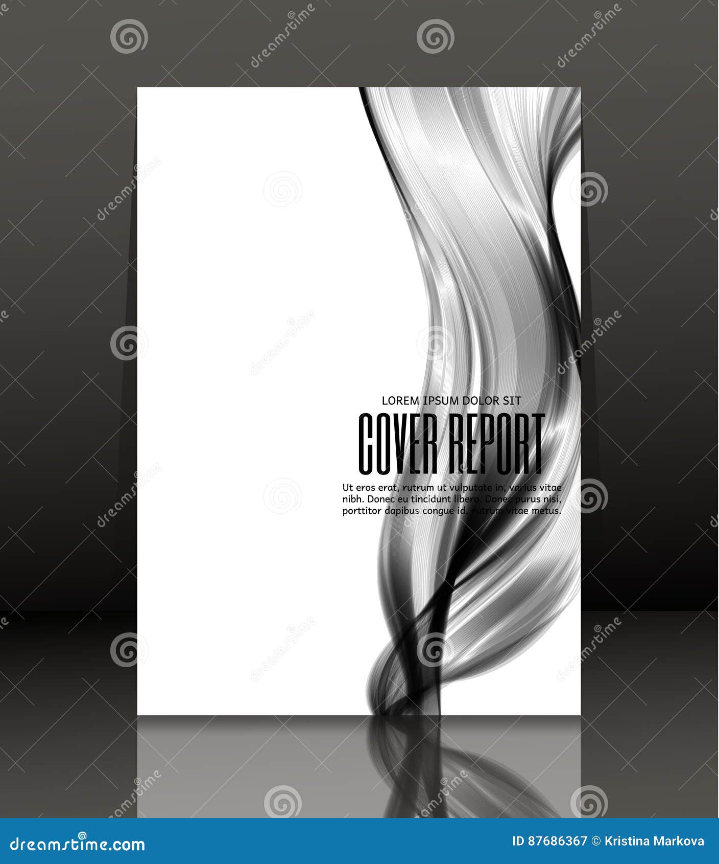 Abstract Background for Brochure, Cover. Template for the Poster
