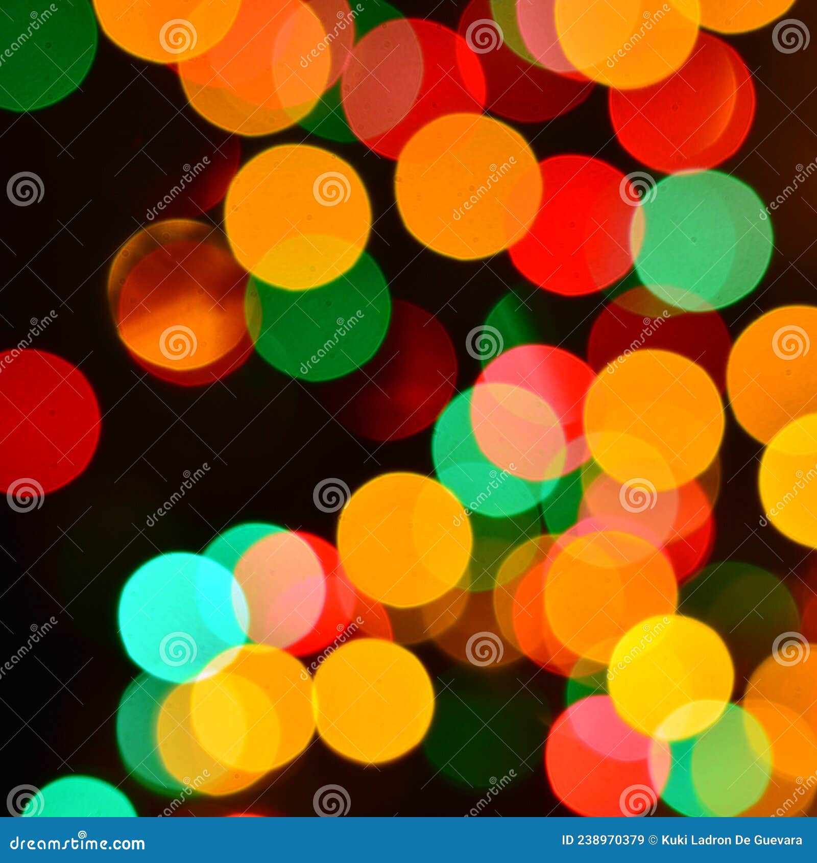 abstract background of defocused christmas lights red, green,