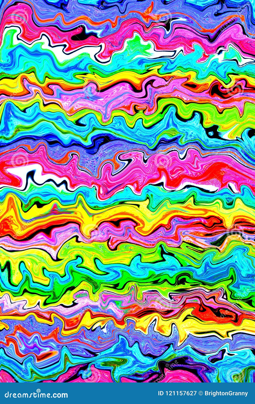 colourful squiggly lines