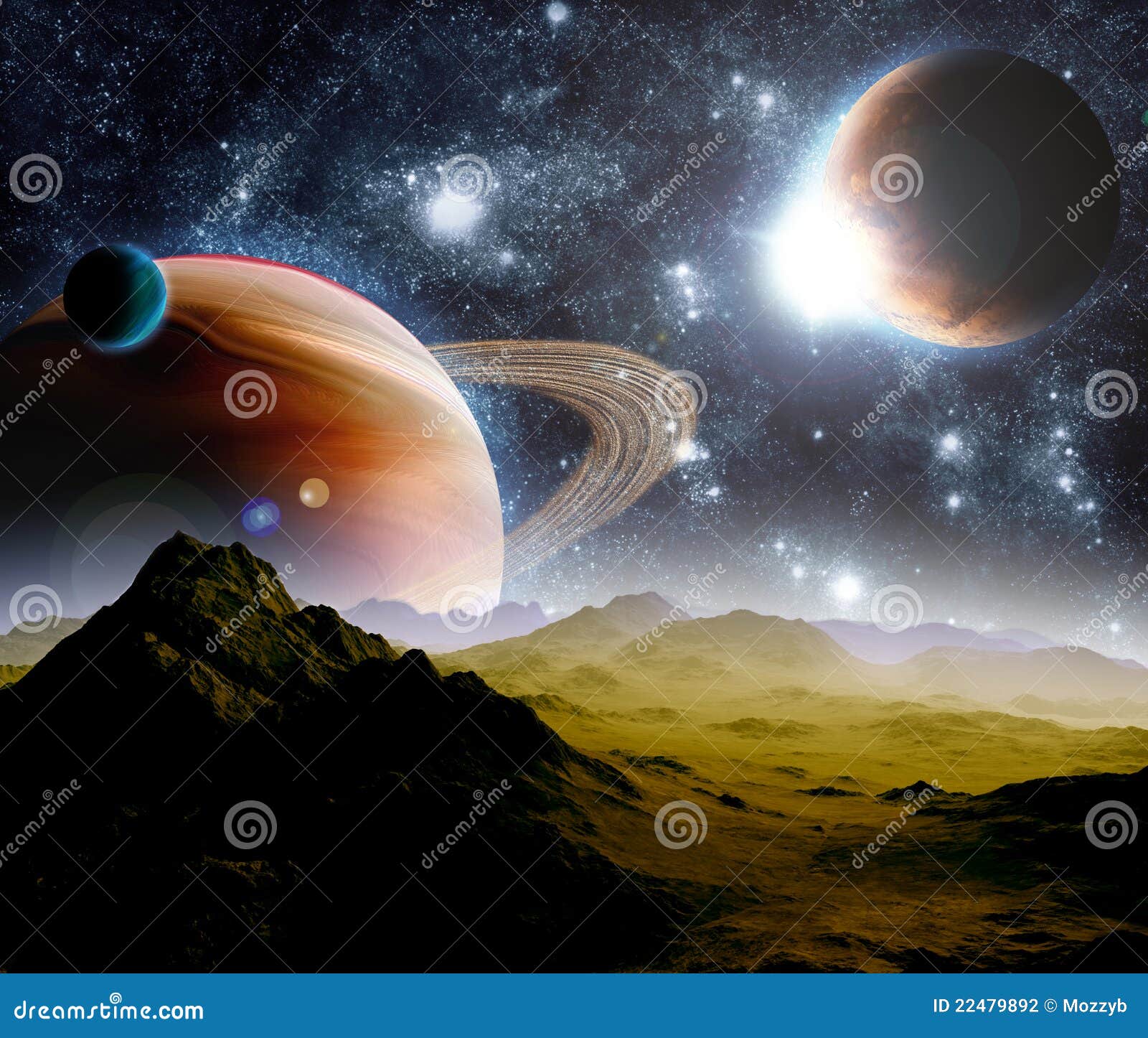 Abstract Background Of Deep Space. Stock Illustration - Illustration of