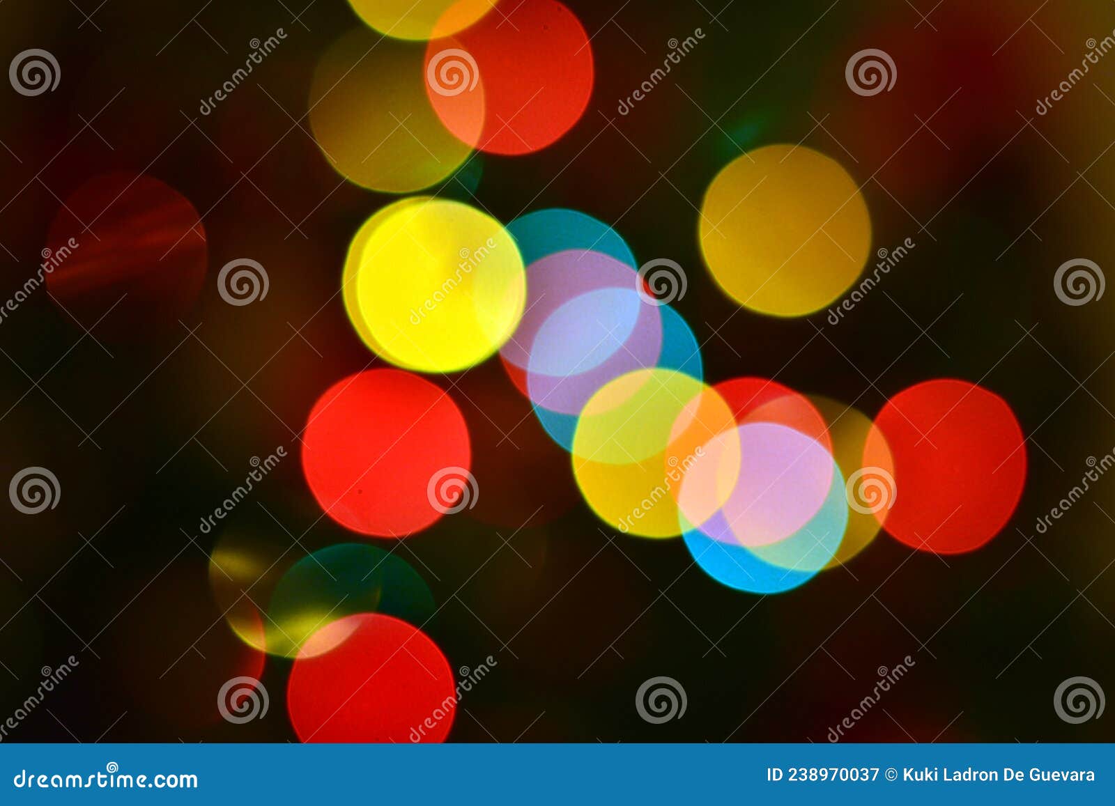 abstract background of defocused christmas lights red, green,